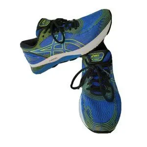 Asics Gel Nimbus 21 Size 8.5 Blue Black White Mens Running Shoe 1011A169 Asics Gel Nimbus 21 Black Blue Red Men Running Shoes Sneaker  main image 2